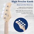 thumbnail image 6 of Ktaxon 46" Electric Bass Guitar Kit with 20W Amplifier, P Bass Style, 4 String, Blue, 6 of 10