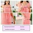 thumbnail image 4 of Wearable Bath Towel for Women, Quick Dry Absorb Water Bath Towel, Towel Wrap Plus Size, 4 of 6