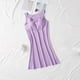 thumbnail image 1 of Camisón largo de algodón para mujer, con almohadilla para el pecho, holgado y cómodo, sin mangas, 1 of 4