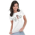 thumbnail image 4 of Santa Betty Boop Christmas Lights Women's T Shirt Ladies Tee Brisco Brands L, 4 of 5