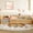 Natural(without door), variant on Harper & Bright Designs Twin Size Floor Bed with High Security Barrier, Montessori Wooden Platform Bed Frame for Boys and Girls, Integral construction, Natural
