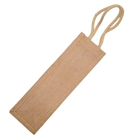 Jutecho Eco-Friendly Jute Wine Bottle Bags (Set of 2)