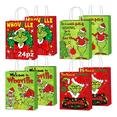thumbnail image 1 of 24 Bolsas Papel Navideños Grinch Regalo Galletas Aguinaldos Xtellar rojo, 1 of 4