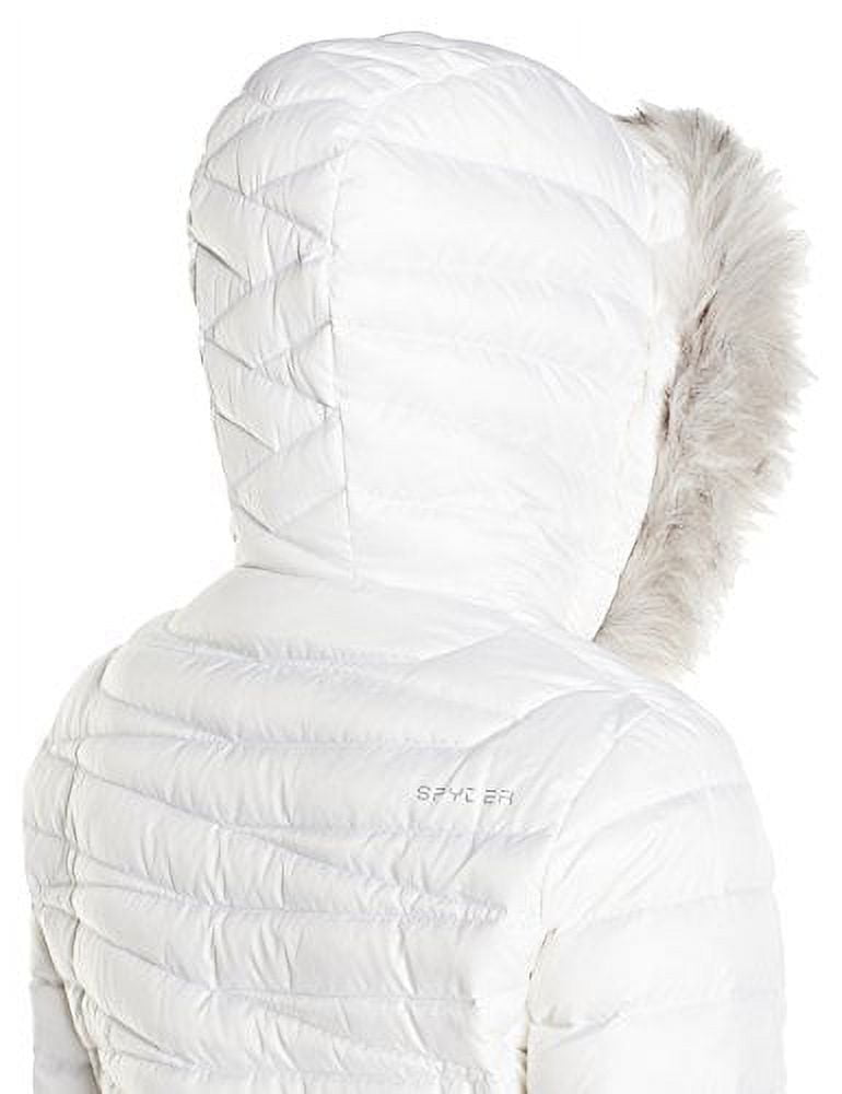 Spyder timeless hoody outlet down jacket faux fur