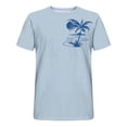 thumbnail image 3 of Birdeem Chemises pour Hommes Imprimé Col Rond Mode Décontractée Manches Courtes Blouses, 3 of 10