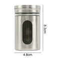 thumbnail image 4 of 2.7 oz Stainless Steel Salt and Pepper Shakers Set for Kitchen Condiments, Cooking, BBQ, 3PCS, 4 of 6