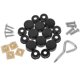 thumbnail image 1 of Nestingho 1Jgo Tornillos Y Retenedores Negros Para De Matrícula Con Elegante Y Duradero, 1 of 7