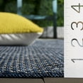 thumbnail image 5 of Safavieh Courtyard Finnian Solid Indoor/Outdoor Area Rug, Navy/Gray, 5'3" x 7'6" Oval, 5 of 14