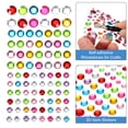 thumbnail image 3 of Uxcell 440 Pcs Gemas Adhesivas para Manualidades, 5 Hojas de Gemas Autoadhesivas Brillantes en Forma Circular, Multicolor, 3 of 5