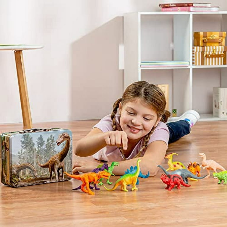 Dinosaur Toys for Kids Toys - 12 7-Inch Realistic Dinosaurs Figures with  Storage Box | Kids Dinosaur Toys | Toddler Dinosaur Toy | Dinosaur Toys for