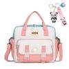 Sywqhk Mochila Mochila Linda Adolescente Niñas Bolsa De Hombro De Viaje (Rojo Sandía) Sywqhk Para estrenar