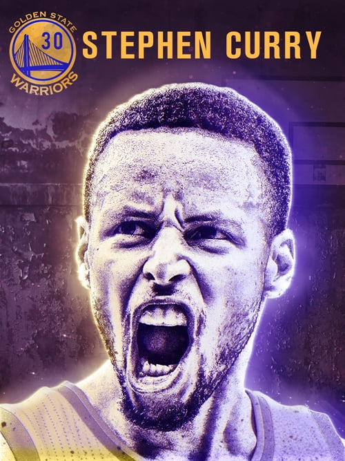 Stephen Curry Poster Warriors Basketball Art Print (18x24) - Walmart.com - Walmart.com