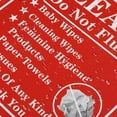 thumbnail image 3 of Uxcell Please Do Not Flush Sign Decals Toilet Sign for Bathroom Toilet Warning 24 Pack, 3 of 6
