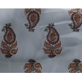 thumbnail image 4 of oneOone Georgette Viscose Fabric Leaves & Paisley Block Fabric Prints By Yard 42 Inch Wide, 4 of 4