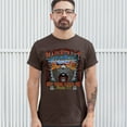 thumbnail image 3 of Tee Hunt Main Street of America T-shirt Get Your Kicks on Route 66 Biker Men's Tee, Brown, XX-Large, 3 of 5