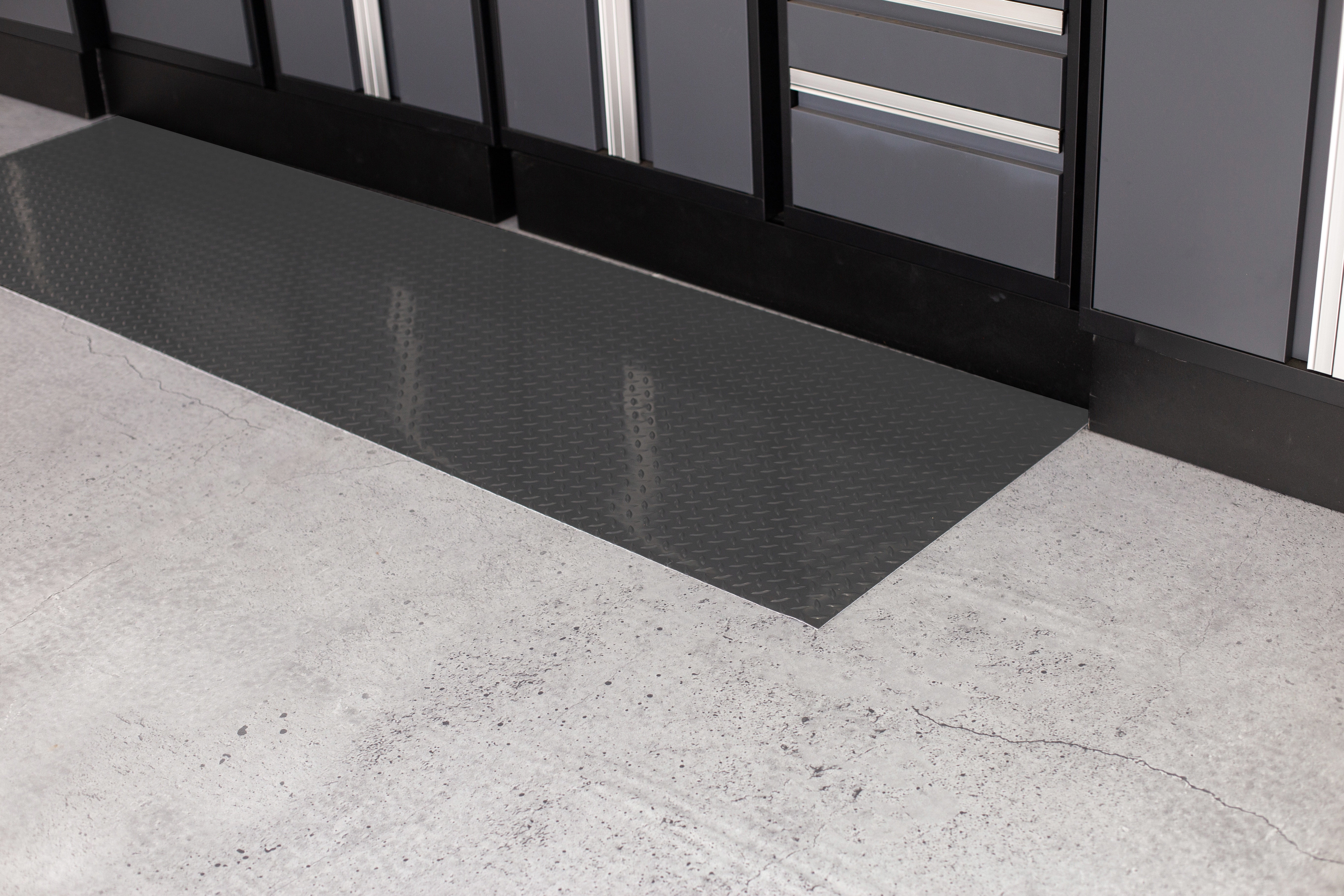G-Floor 27 in. Wide Diamond Tread Vinyl Performance Garage Runner