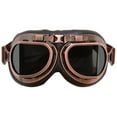 thumbnail image 1 of EeaseCA Motorbike Riding Windproof Goggles Dustproof Protective Glasses Copper Plating Anti-Fog Goggles (Grey), 1 of 7