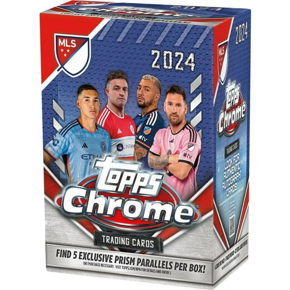 24 TOPPS CHROME MLS SOCCER VALUE BOX