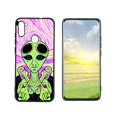 thumbnail image 1 of Compatible with Samsung Galaxy A11 Phone Case, Psychedelic-Trippy-Alien-Art-Visuals-Colours28 Case Men Women, Flexible Silicone Shockproof Case for Samsung Galaxy A11, 1 of 1