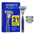 thumbnail image 1 of Kit de afeitado Harry's Plus con mango pivotante de 5 hojas, 1 of 9