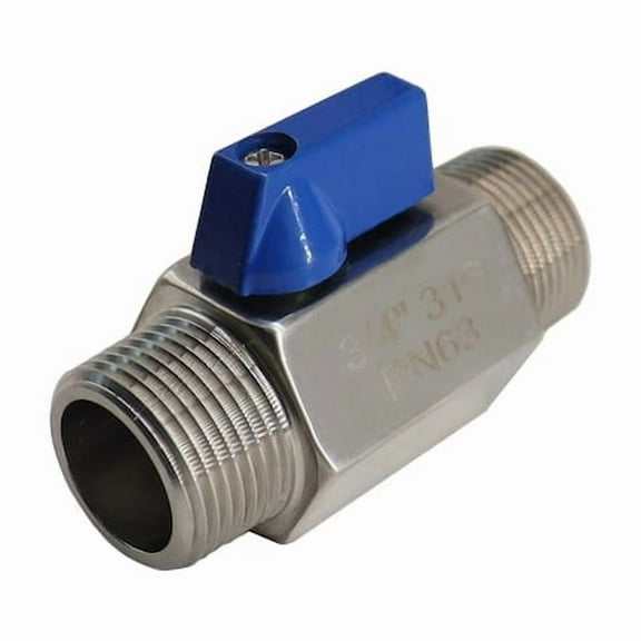 Manufacturer Varies Manual 2-Way Ball Valve,NPT,316 SS 06Q102N04012