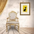 thumbnail image 3 of Ayse 24x32 Gold Ornate Wood Framed with Double Matting Museum Art Print Titled - Home Is where The Cat Is, 3 of 4