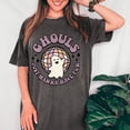 thumbnail image 2 of Fun Ghouls Ghost T-Shirts for Women Men, Halloween Graphic Tee Short Sleeve Tops - Vintage Pepper, 2 of 5