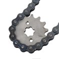 thumbnail image 2 of Motorcycle Drive Chain Sprocket Set: 420 14 Tooth Rear Sprocket & 20 Tooth H-Hole Motorcycle Chain, 2 of 4