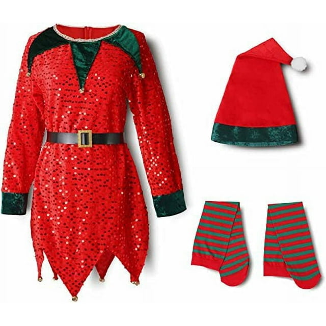 Ropa de Navidad para niños, disfraces para niñas, tema verde, vestido rojo, guardería, bebé, espectáculo de Papá Noel