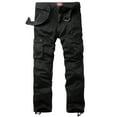 thumbnail image 6 of Matchstick Men Regular Fit Straight Leg Cotton Cargo Pants with 6 Pockets, 6 of 6