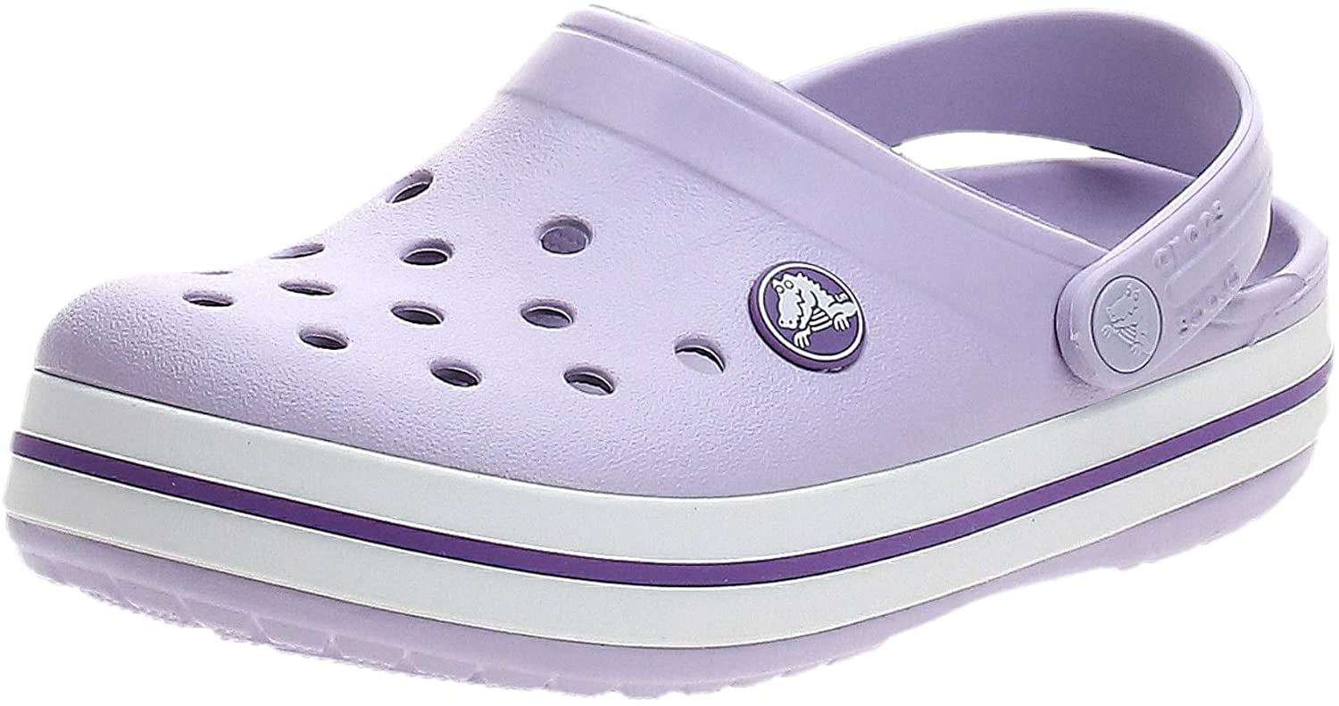 kids lavender crocs