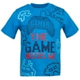 thumbnail image 3 of Funstuff Video Game Little Boys T-Shirt and Mesh Shorts Outfit Set Toddler to Little Kid, 3 of 5
