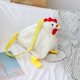 thumbnail image 3 of Bolso de hombro estilo Animal de pollo lindo para mujer, bolso cruzado para chica y gallina, bolso mensajero oso de fresa Electrónica, 3 of 5