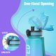 thumbnail image 3 of Botella de agua Sahara Sailor de 950 ml con marcador de tiempo Tritan sin BPA, 3 of 7