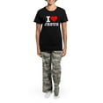 thumbnail image 4 of CafePress - I Heart Jesus Women's Dark Pajamas - Women's Short Sleeve Print T-Shirt and Pants Dark Cotton Pajama Set, 4 of 7