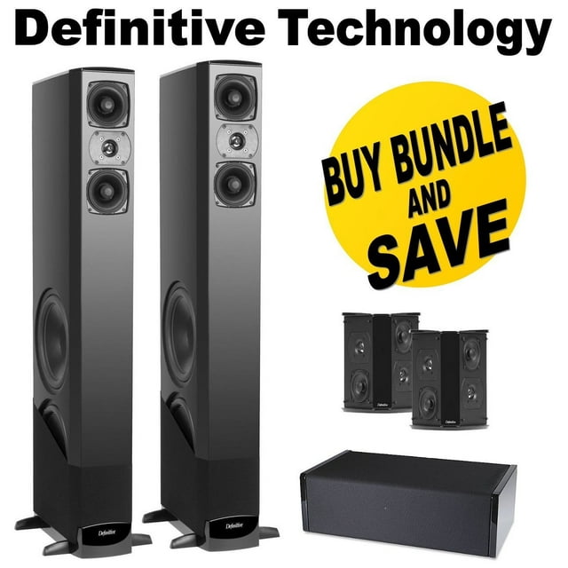 (1 Pair) Definitive Technology BP8060ST + Pair of Definitive
