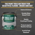 thumbnail image 3 of Evolve Porch & Floor Paint, Fast-Drying Wood and Concrete Paint, Light Gray, 1 Gallon, 3 of 7