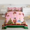 thumbnail image 2 of Homewish Kids Children Kawaii Ballet Girl Bedding Comforter Set 2pcs,Xmas Christmas Nutcracker Twin Comforter Sets Microfiber,Happy New Year Breathable Bedding Set,Lightweight Room Decor,Reversible, 2 of 8