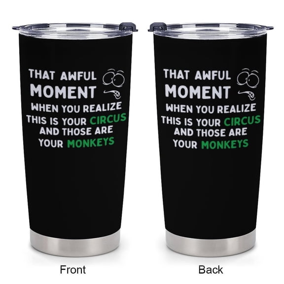 Boss Gift for Women Men, 20 Oz Insulated Tumbler, Funny Office Christmas Gag White Elephant Gifts for Manager Coworkers