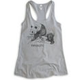 thumbnail image 1 of Pandastic Tank Top, Ladies Racerback Tank Top, Panda Bear Tank, Bear Tank, Heather Gray, X-Large, 1 of 1