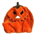 thumbnail image 6 of Sioweci Halloween Pumpkin Motorcycle Helmet Cover High Visibility Dustproof Plush Cartoon Pumpkin Head Motorbike Full Helmet Protector Guard Multicolor, 6 of 13
