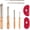 wood-4, variant on Pottery Ribs for Pottery Tools and Clay Tools, Soft Silicone Ceramic Supplies Kit for Shapes Sculpting,Mud,Trimming,Throwing (2)