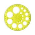 thumbnail image 1 of Monstrate Color aleatorio para oficina en casa, transportador de 360 grados, dibujo, regla redonda multifuncional, plantilla circular, Suministros de escritura y corrección, 1 of 6