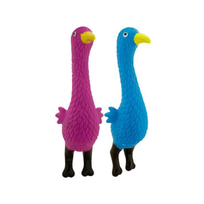 Kole Imports DI56424 9 x 3 in. Bird Dog Squeak Toy Pack of 24