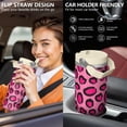 thumbnail image 5 of Camouflage 30oz Handheld Travel Tumbler with Handle – Double Wall Stainless Steel Insulated Cup, Flip Straw Lid, Leak-Proof & BPA-Free for Hot and Cold Drinks – Durable Coffee & Juice Mug Black, 5 of 6