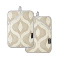 thumbnail image 7 of Yayeee Pot Holders Kitchen Heat Resistant with Pocket 7"x9.8" Cotton Oven Cooking Hot Pads, Light Brown Pattern, 7 of 7