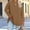 *Khaki, variant on ClodeEU Women's Plus Size Long Sleeve Crewneck Sweatshirt ,Oversized Loose Casual T Shirts Coffee,Womens Plus XL