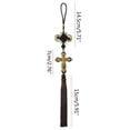 thumbnail image 5 of ROCKROK Tassel Cross Jesus Pendant Cartoon Car Rear-View Mirror Hanging Ornament, 5 of 10