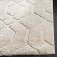 thumbnail image 3 of SAFAVIEH Memphis Watson Geometric Shag Runner Rug, Cream/Taupe, 2' x 8', 3 of 7