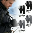 thumbnail image 6 of USB Electric Heated Gloves for Men & Women - Water-Resistant Winter Gloves with 3 Temperature Control & Touchscreen for Skiing, Cycling, Hiking (9.44 Inch), 6 of 6